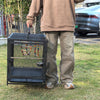 Parrot Travel Cage Parrot Transport Carrying Cage African Grey Cockatoo Carrier