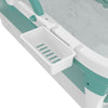 ExtraLarge Folding Bathtub Bath Tub Adult Spa Sauna Soaking Barrel Massage 153cm