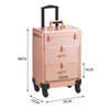 Rolling 4 in 1 Makeup Trolley Beauty Trolley Case w/Drawers Hairdressing Case