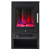 WiFi Freestanding Electric Fireplace Fire Flame Effect Heater Log Burner Stove