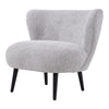 Modern Accent Armchair Single Sofa Soft Upholstered Chenille Bedroom Wooden Legs