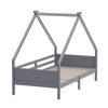 Wood Bed Frame Children Kids Toddler Bedstead Boys Girls Bedroom House Bed Frame