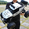 Remote Control Silver Monster Truck Big Wheel RC Cars Electric Car 4WD Kid Toy