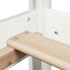 Bed and Set with Roof White 80x200 Solid Wood Pine L5A0