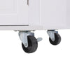 Kitchen Trolley Cart Rolling Island Cart Serving Cart Large Storage Wine Rack