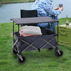 Heavy Duty Foldable Camping Outdoor Garden Trolley Cart Wagon Truck Wheelbarrow
