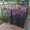 3.6ft/ 5X Garden Fence Animal Barrier Board Flower Bed Protector Metal Wire Mesh