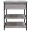 Shoe Bench Grey Sonoma 70x42.5x50 cm Engineered Wood