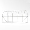 Walk-in Galvanised Frame Polytunnel Greenhouse Pollytunnel Plants Warm House