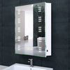 Wall Led Mirror Medicine Cabinet Touch Switch Shaver Socket Shelves Adjustable