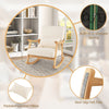 Upholstered Rocking Chair Bedroom Modern Wooden Single Accent Rocker