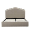 Dusk Wiltshire Stone Matte Velvet Double Ottoman Storage Bed RRP £799