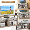 3-Tier TV Stand for TVs up to 55" Industrial Console Table Entertainment Center