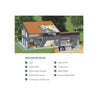 25m Roll Shed Conservatory Insulation Aluminium Foil Wall Bubble Wrap 1.2m Wide