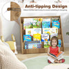 5-Tier Children Bookcase Magazine Storage & Display Rack-Natural