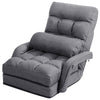 2 IN 1 Folding Lazy Sofa Lounger Floor Gaming Armchair Bed Recliner Adjustable