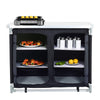 Portable Camping Kitchen Table Picnic Folding Cupboard Party Outdoor Garden BBQ