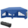 6m x 3m Garden Heavy Duty Pop Up Gazebo Marquee Party Tent Wedding Canopy New