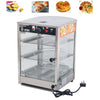 Commercial Hot Food Warmer Display Cabinet Showcase Pie Pizza Heated Counter Top