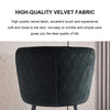 Dining Chairs Set of 2/4 Velvet Kitchen Chairs with Metal Legs