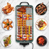 Electric Teppanyaki Table Top Grill Griddle BBQ Barbecue Camping w/ Temp Fsiatyv