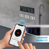 LED Bathroom Mirror illuminated Demister With/no Clock/Bluetooth/Dimmable/Socket