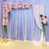 3x3m/10x10ft Wedding Backdrop Stand Pipe Stage Flower Rack Arch Iron Party Door