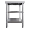 5ft Stainless Steel Commercial Kitchen Food Prep Table 3 Tier Catering Workbench