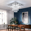 30CM Modern LED Crystal Ceiling Light Square Minimalist Lamp Living Room Zndpeah