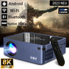 8K 5G WiFi Projector Bluetooth HD 12000L 5G Android LED HDMI Beamer Home Theater