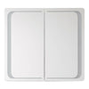 Bathroom LED Mirror Cabinet with Shaver Socket Demister Dimmable Light 600×650mm