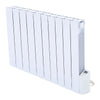 Electric Wall Mounted Oil Filled Radiator Home Space Heater Thermostatic Timer