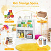 Kids Bookshelf Toy Storage Cabinet Organizer-White