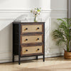 3/4/5/6/8 Drawers Dresser Tower Organizer Storage Chest of Drawers Metal Frame