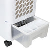 80W Mobile Air Cooler Fan Evaporative 3 Speed Portable Ice Cooling Humidifier 4L