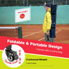Foldable Tennis Ball Cart Lightweight Tennis Ball Hopper Basket Ball Cart