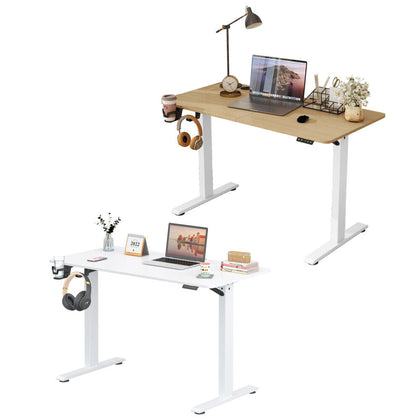Modern Electric Standing Desk Height Adjustable Sit to Stand Table Home Office