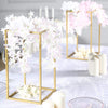 Gold Geometric Flower Stand 40/60/80/100cm Metal Rack Decor Wedding Centerpiece