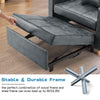 Convertible Sofa Bed 3-in-1 Pull out Arm Chair Folding Recliner Sleeper