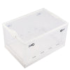 Mobile Storage Box wit Lid Folding Stackable 30/42L Lidded Plastic Crate Tub Box
