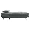 Luxury Upholstered 3 Seater Convertible Sofa Bed Recliner Sleeper Chaise Lounger