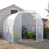 Walk-in Tunnel Greenhouse Gardening Planting Shed Door Window Vents Polytunnel