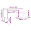Coffee Table, Side Table for Bedroom Living Room Office, End Table with V1D3