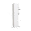 190cm High Gloss Slimline Bathroom Tallboy Free Standing Cabinet Tall Storage