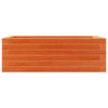 Garden Planter Wax Brown 70x40x23 Solid Wood Pine J4W7