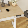 Electric Standing Desk Height Adjustable Sit to Stand Table Office 120cm Beige