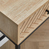 Console Table 2 Drawer Wooden Shelf Hallway Storage Side Desk Furniture Bedroom