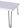 Square Outdoors Fire Pit Heat Deflector Traps&Directs Heat Outward Folding Leg