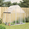 Iiaky Greenhouse with Base Frame 169x169x195 Aluminium,Polycarbonate L8C4
