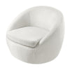 Teddy Fabric Swivel Chair Lounge Armchair Rotating Sofa Single Accent Tub Seat